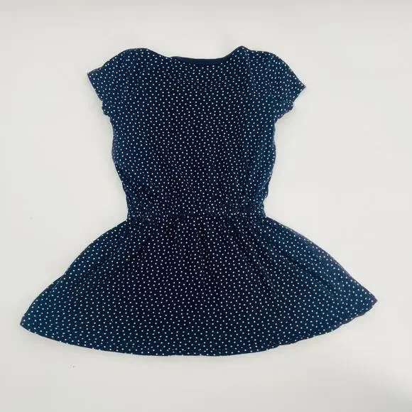 Polo Ralph Lauren Navy Polka Dot Cotton Dress - Size 3T - Picture 4 of 5